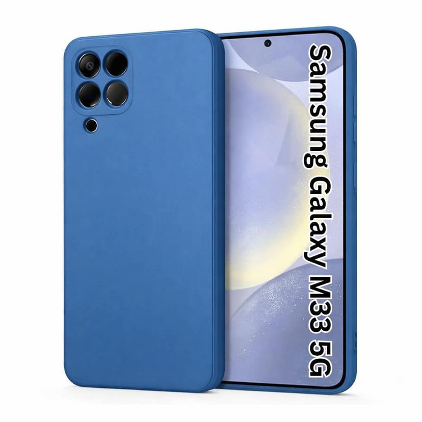 V3Deals Compatible Samsung Galaxy M33 (5G) Back Cover | Camera Bump Protection | Affordable Slim Matte Soft Silicone Case | Samsung m33 5g Back Cover