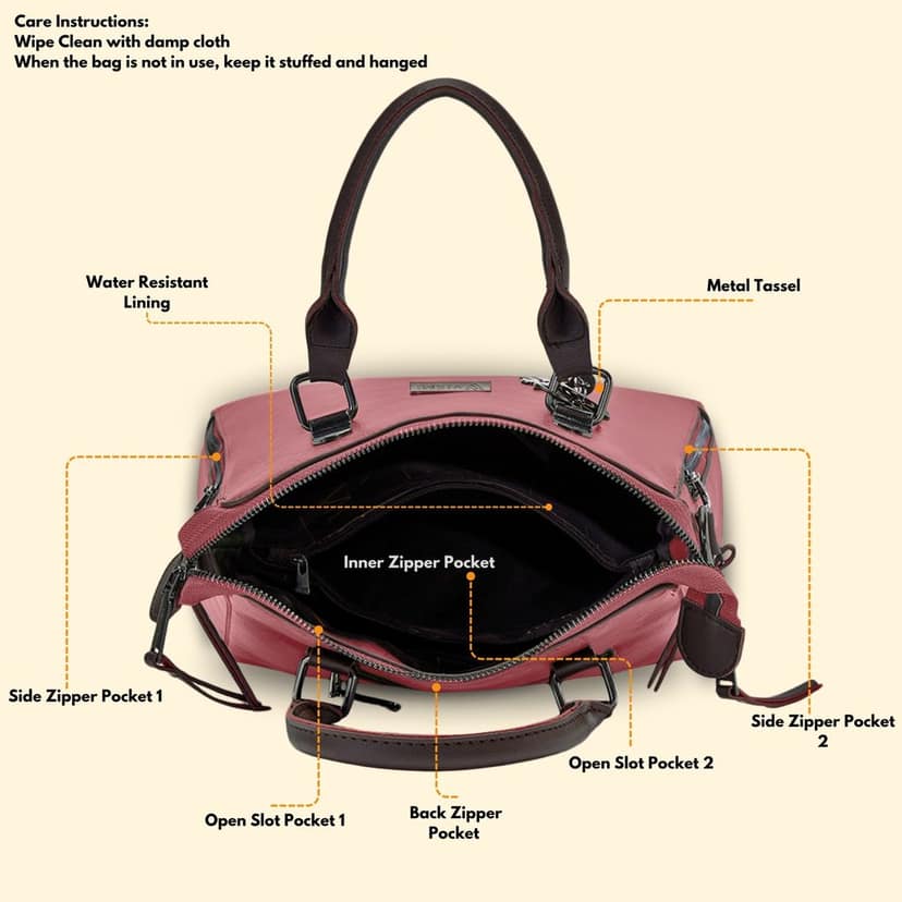 VISMIINTREND Stylish Sling Bag | Pu Leather Crossbody Satchel Bag | Women Handbag for Office | Travel | Daily Use | Detachable Adjustable Strap view 4