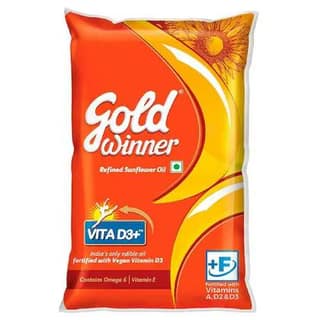 GOLD WINNER REF SUNFLOWER OIL 1LIT