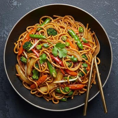 Veg Hakka Noodles
