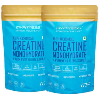 Myfitness Creatine Powder | Pure Micronised Creatine Monohydrate | Pre Workout For Men & Women | Unflavoured Supplement |