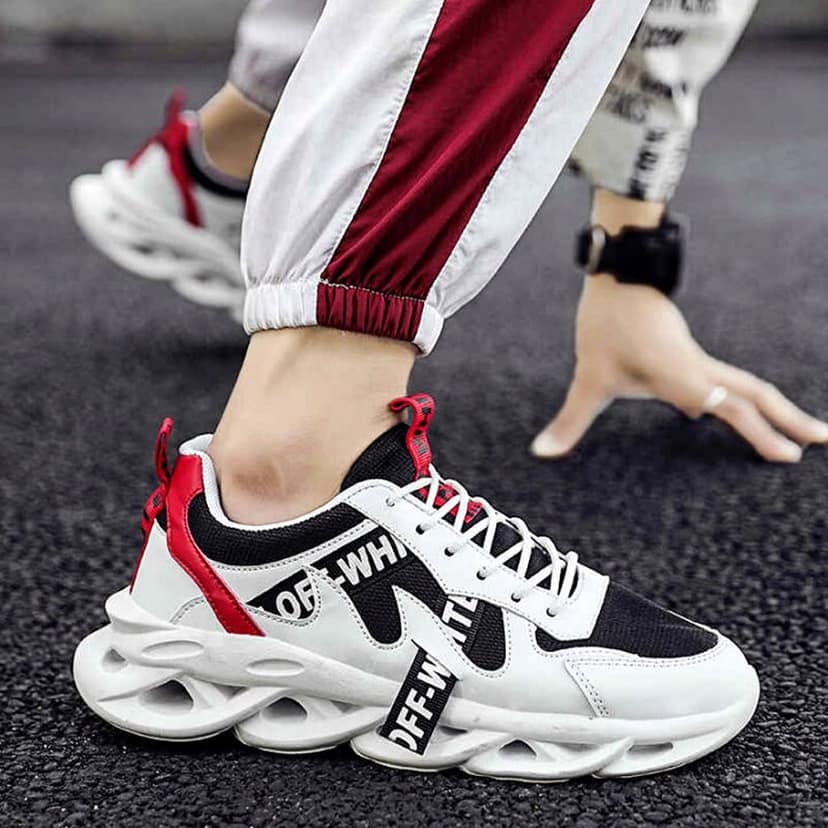 MANSTARK Premium Sneakers Shoes for Men – High-Performance Sports Footwear for Running, Training & Daily Comfort | Ultra Lightweight, Breathable Mesh Design, Anti-Slip Sole Long-Lasting Comfort & Modern Trendy Design for Everyday Active Lifestyle. view 4