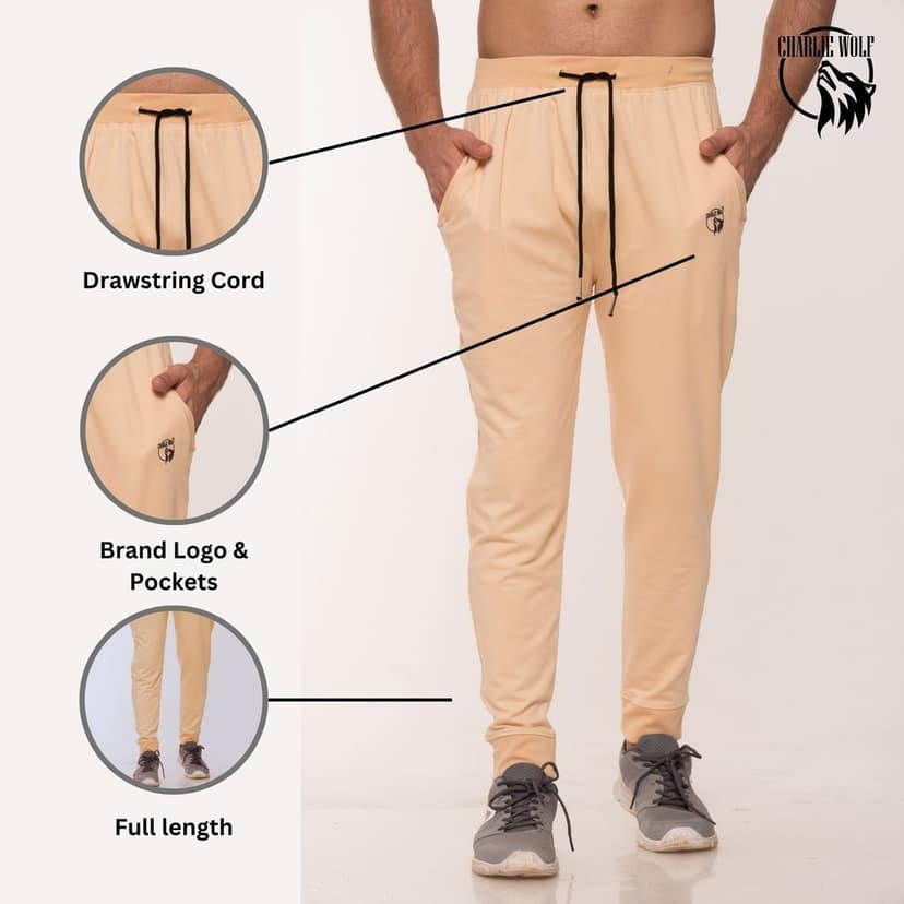Charlie Wolf Denim Lycra Tracks view 2