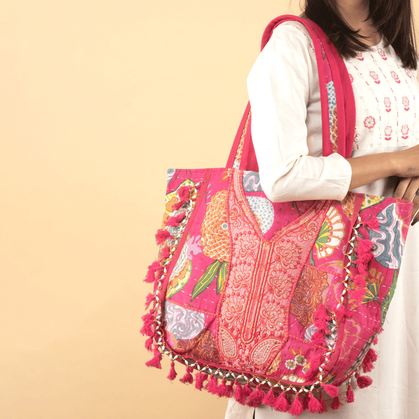 Women Handmade Embroidered Bag view 7
