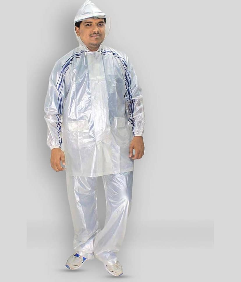 Goodluck Off-White Rain Suit