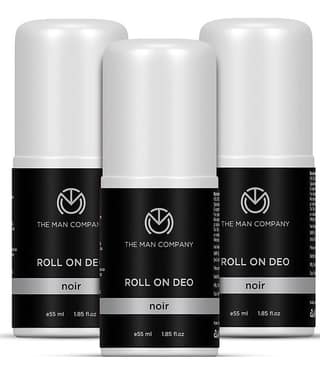 The Man Company NOIR Deo Roll On for Men, Pack of 3 Deodorant Roll-ons for Men 55 ml ( Pack of 3 )