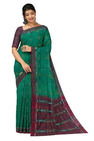 APCO Handloom (A Andhra Pradesh Govt Emporium)- Women's Traditional Pure Handloom Dulla Cotton Saree | DCS0005