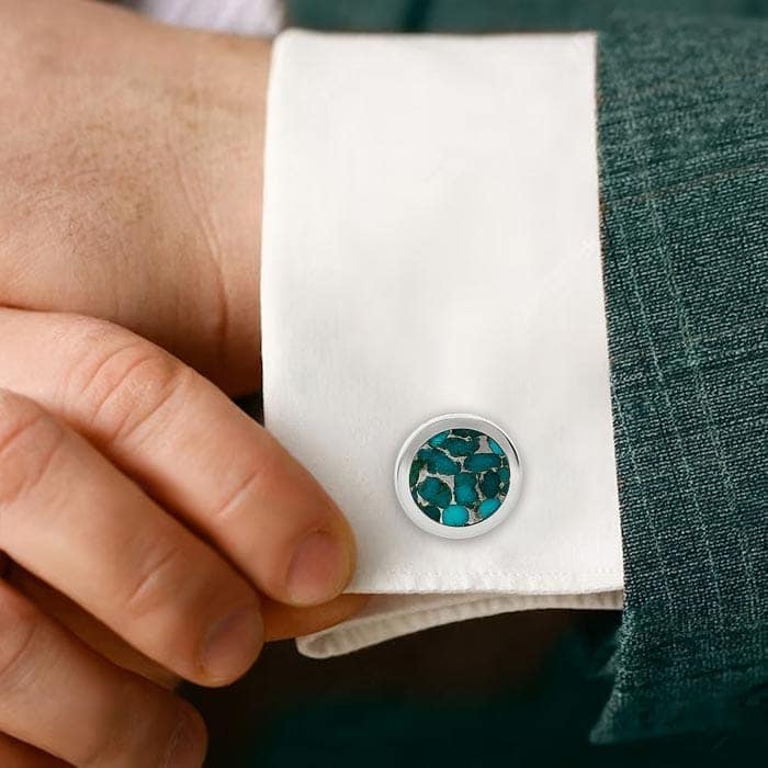 Silver Camo Limited Edition Cufflinks view 2