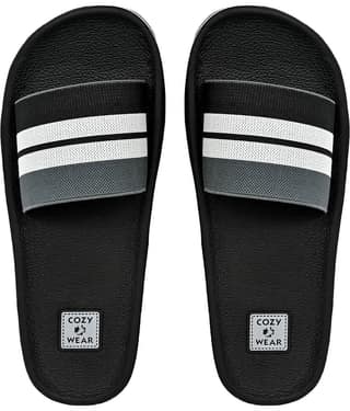 Cozy Wear Black Men's Slide Flip Flop