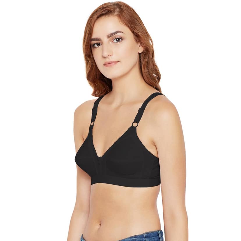 Bodycare 100% Cotton Non Padded Non wired Regular Bra-Pack of 3 view 3