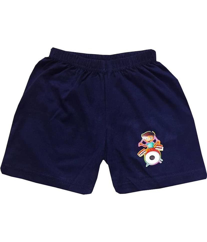 little PANDA Boy's Soft Cotton Regular Shorts, Multicolour (Pack of 5) view 2