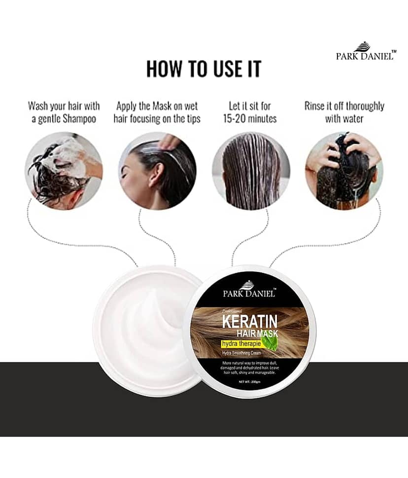 Park Daniel Kertain Mask to Repair Damage Hair|Deep Cleansing your Scalp Pack of 1 of 200 Grams view 2