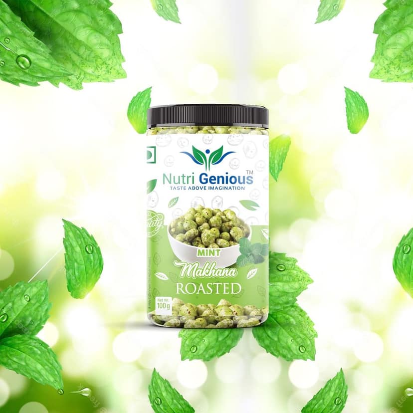 Rosted Makhana mint