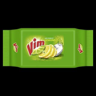 Vim Dishwash Bar - Lemon, 90 G (Pack Of 4)