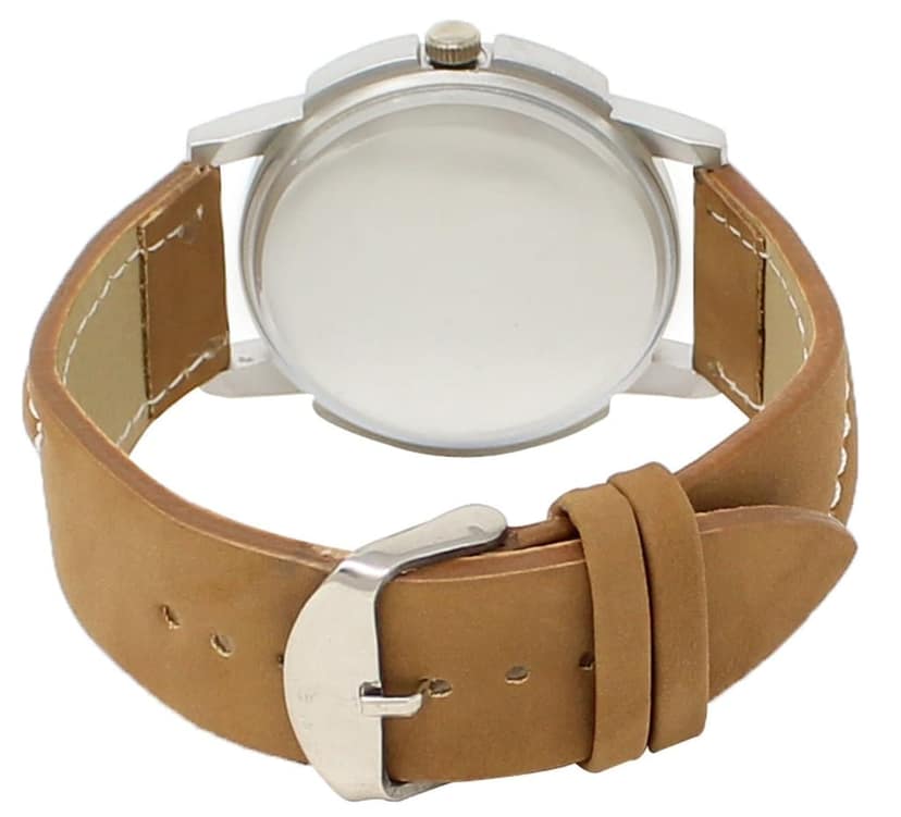 White Casual Analog Watch for Men LR16 view 2