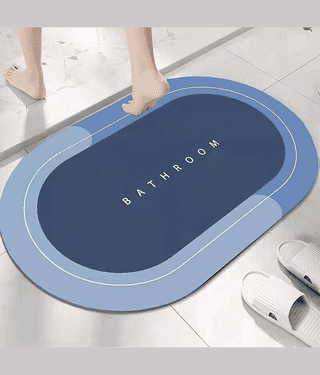 MAHADEV ENTERPRISE Set of 1 Anti-skid Rubber Door Mat ( 40 X 60 cm ) Multi