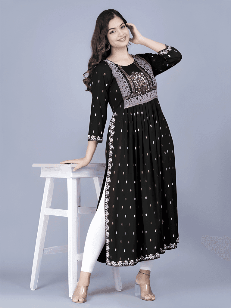 Fancy Kurti for Women | Trendy Traditional Design | Stylish Ethnic Wear for Daily and Party Use view 2