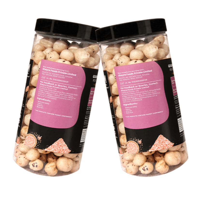 GOURMET MAKHANA Roasted in Olive Oil | Flavors Himalayan Salt | Combo Of 2, 65g Each. - 130 gm view 2