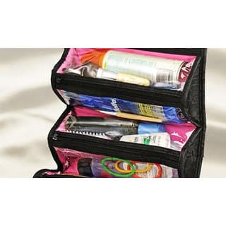 GADGETBUCKET 4 IN 1 TRAVEL BUDDY ROLL N GO COSMETIC BAG ORGANIZER view 2