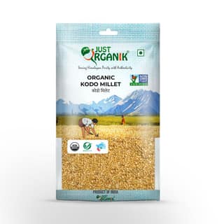 JUST ORGANIK, Kodo Millet � 1.5 Kgs (3 * 500 grams) | 100% Organic | USDA Certified | Kodri | Kodra | Varagu | Hark | Arikelu | Kodo Millet | Millet Rice