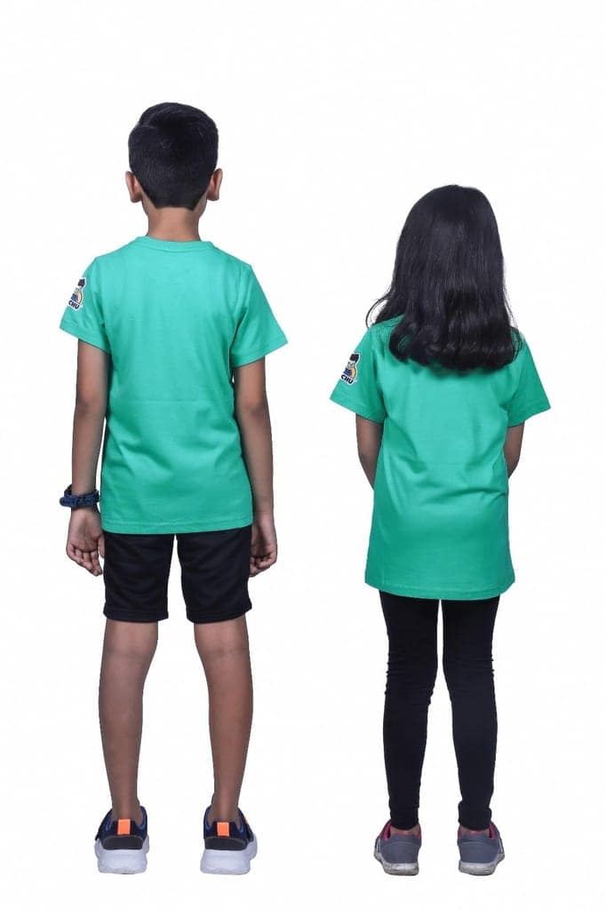 KUCHU Chill Mode On Kids Graphic Tee | 8–9 Years | Printed T-Shirt | Lightweight | Skin-Friendly | Everyday Wear view 5