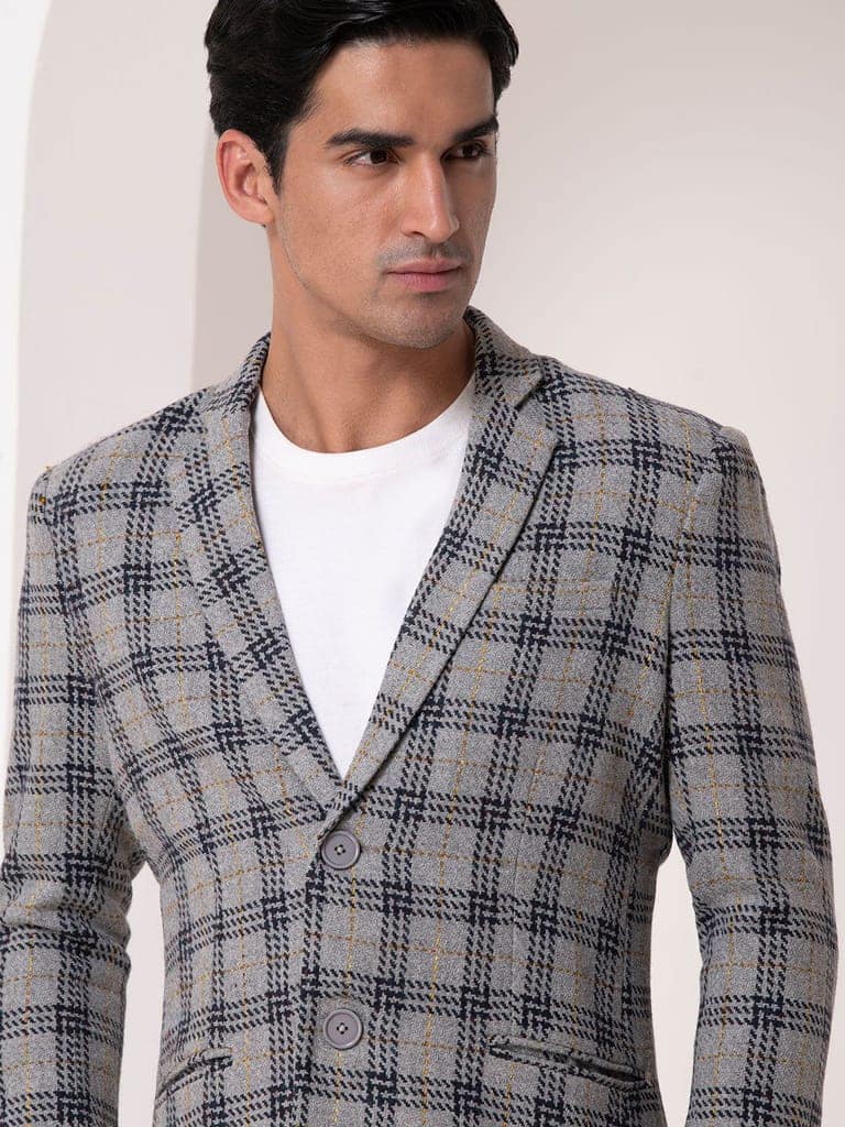 Elegance Plaid Blazer view 2