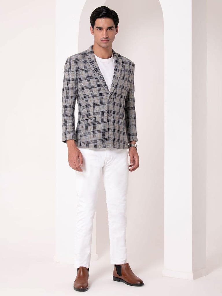 Elegance Plaid Blazer view 6
