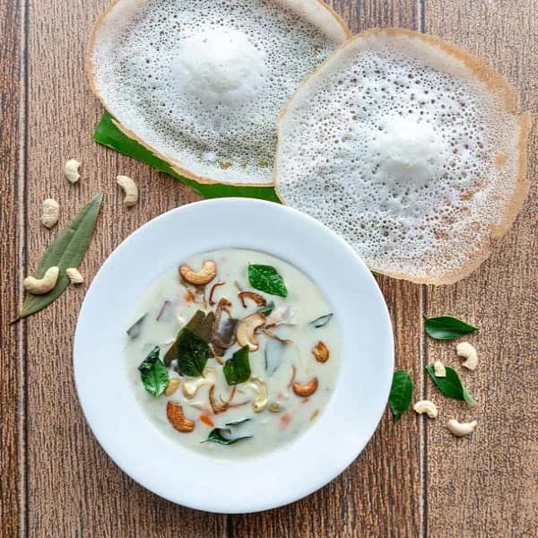 Appam With Veg Stew