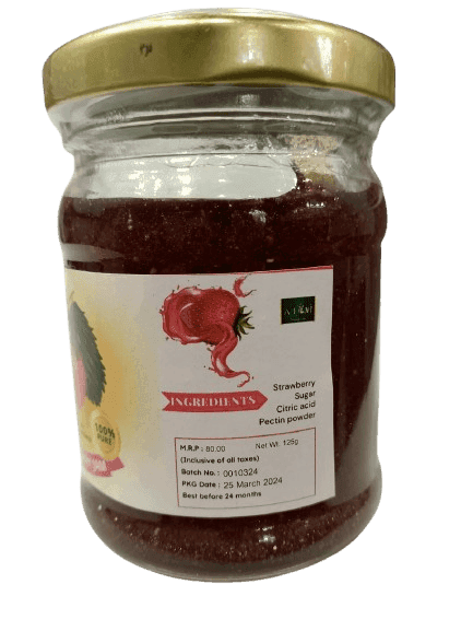 Strawberry Jam (125 gm) view 3