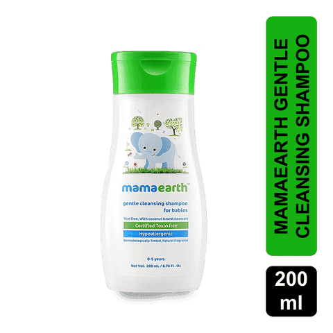 Mamaearth Gentle Cleansing Shampoo For Babies, 200 ml Bottle view 2