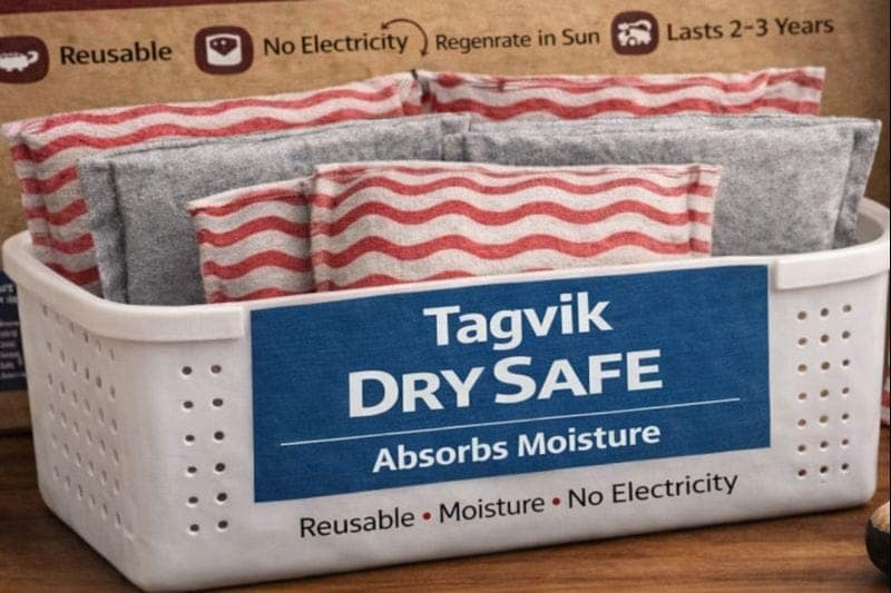 TAGVIK DRY SAFE Modular Healthy Moisture Control System - Non Electric, Mold Protection, Reusable view 3
