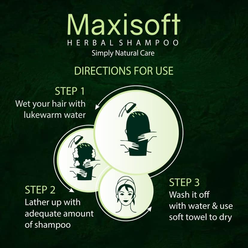 Maxisoft Herbal Shampoo 100 ml view 4