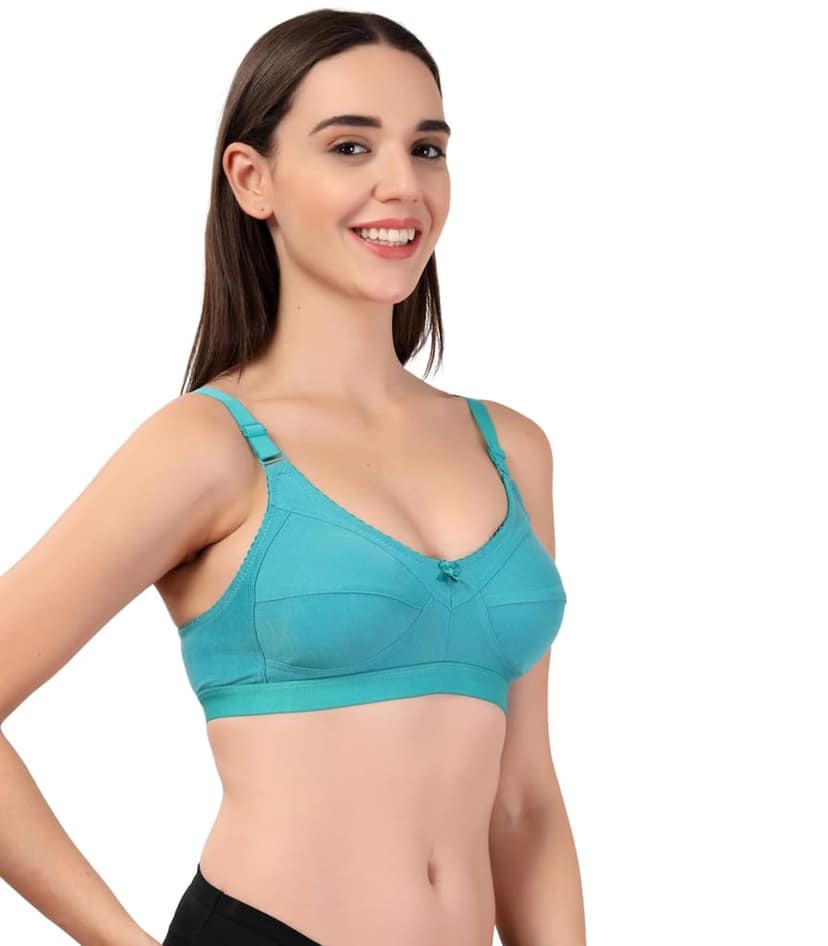 ADORNSTAR Women's Cotton Non-Padded Full Coverage Bra view 6