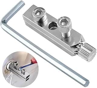 Faucet Angle Valve Broken Wire Extractor Adjustable Broken Valve Extractor Universal Screw Extractor Tool Broken Bolt Remover for 1/2 in and 3/4 in Stripped Thread, Stainless Steel Made
