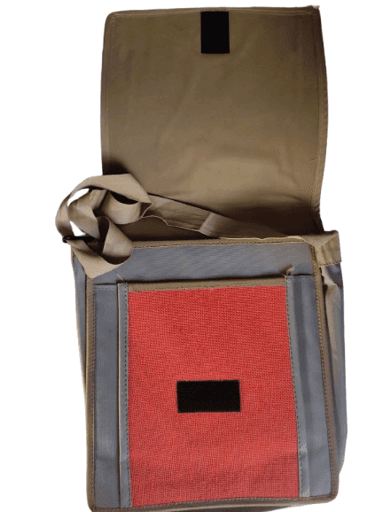 Stylish and Durable Canvas Messenger Bag with Adjustable Strap view 3
