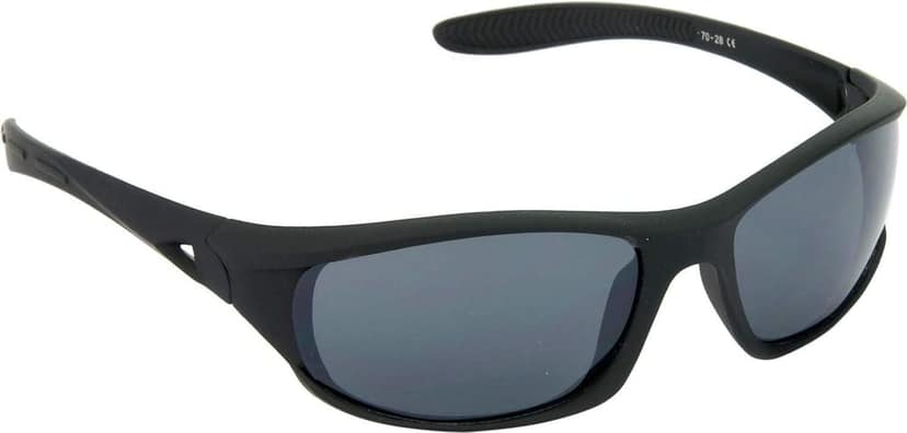 HRINKAR Unisex Adult Sports Sunglasses Black & Silver Frame, Grey & Brown Lens (Medium) - Pack of 2 view 6
