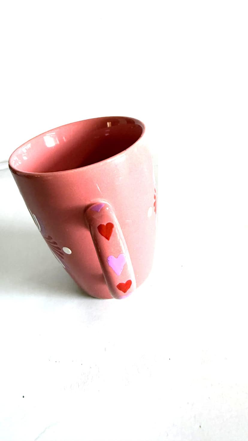 Hand-Painted Mandala Coffee Mug – Ceramic Tea Cup for Home, Office & Gifting view 2