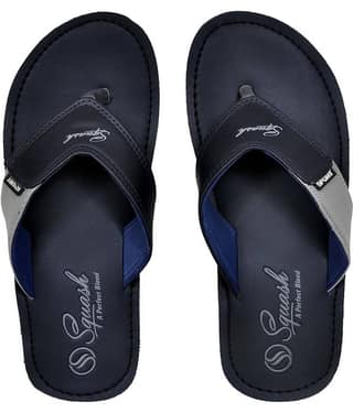 Squash Blue Men's Thong Flip Flop