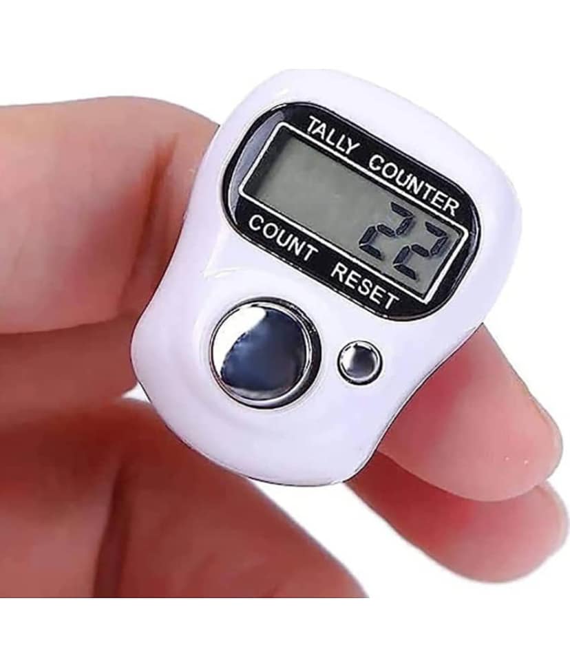 Positive Vibe Lifestyle Jap Mala Counter Finger Ring Digital ( Pack of 1 ) view 2