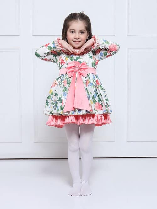 THE PONY & PEONY CO. Girl Old Rose - Blossom Pink Dress view 2