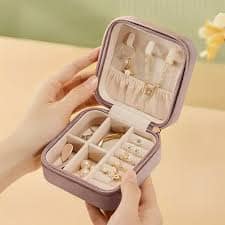 Portable Small Travel Jewelry Organizer Box view 4