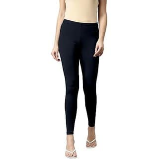 SHE PURE LUXURY WEAR Ankle Length Ethnic Wear Legging (Blue, Solid)