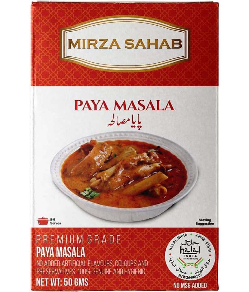 Mirza Sahab Paya Masala Instant Mix 50 gm Pack of 4