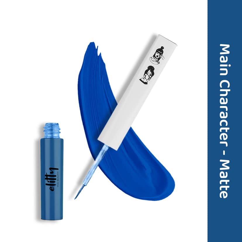 Matte Pop Blue Eyeliner view 2