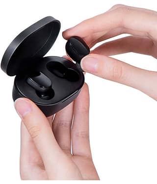 COREGENIX Airdot Bluetooth True Wireless (TWS) In Ear 20 Hours Playback Low Latency,Powerfull bass IPX4(Splash & Sweat Proof) Black