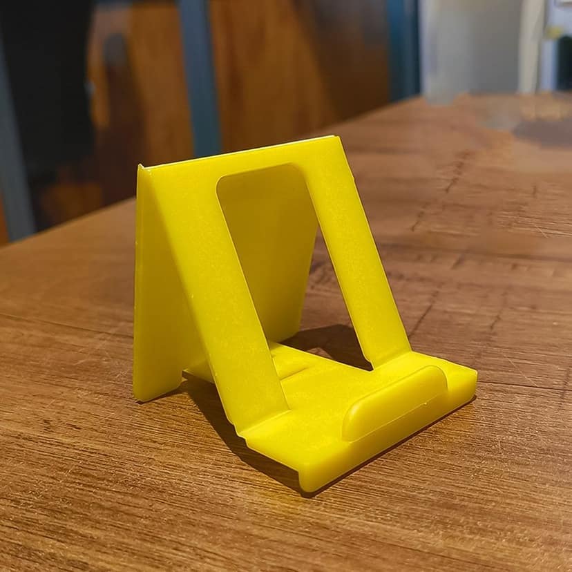 Adjustable Foldable Plastic Mobile Phone Stand (1 Pc / Mix Color) view 4