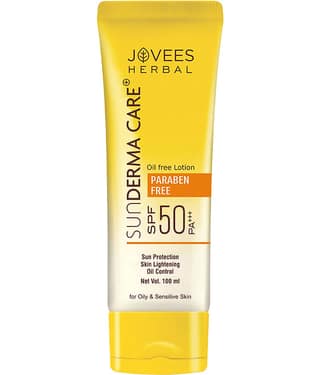 Jovees Herbal Sun Derma Care Lotion SPF 50 PA+++ Broad Spectrum For Oily Skin 100ml (Pack of 1)