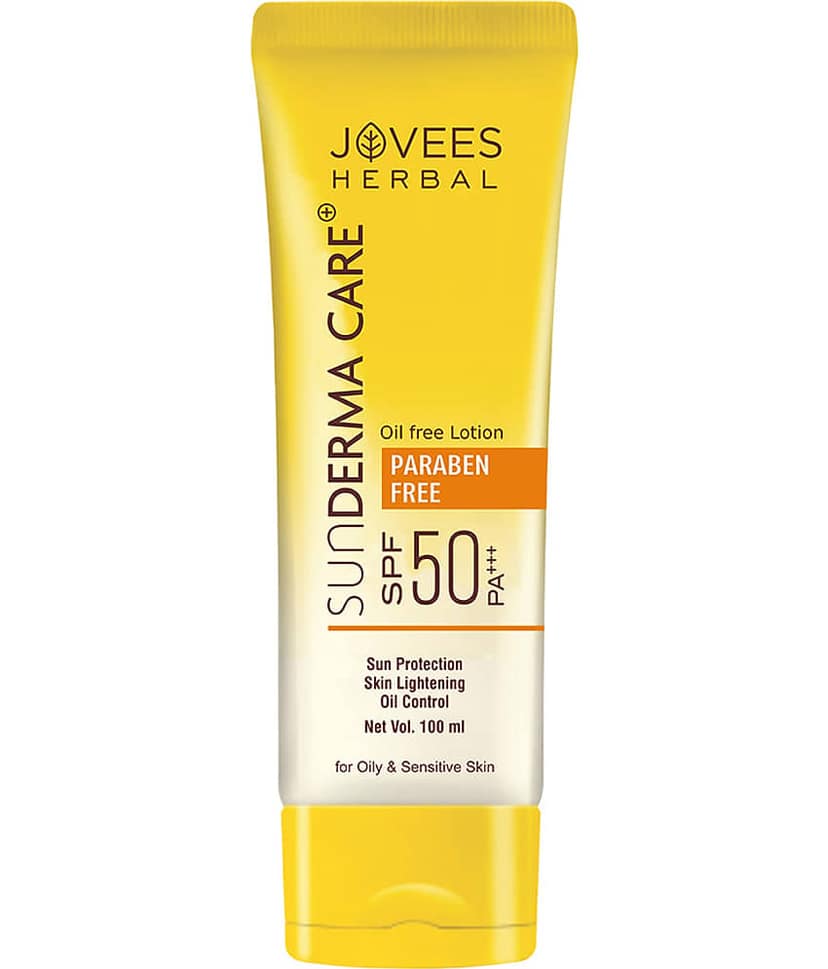 Jovees Herbal Sun Derma Care Lotion SPF 50 PA+++ Broad Spectrum For Oily Skin 100ml (Pack of 1)