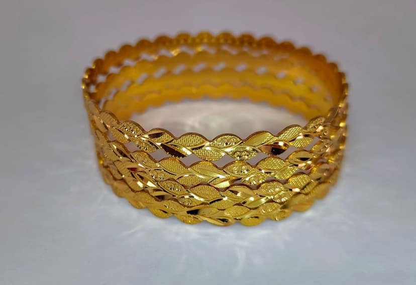 Gold plated Ring Bangles for Women