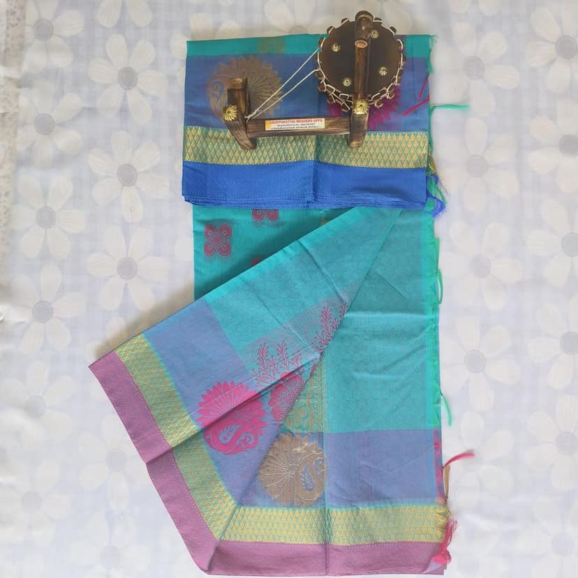Pure Cotton Saree with Blouse